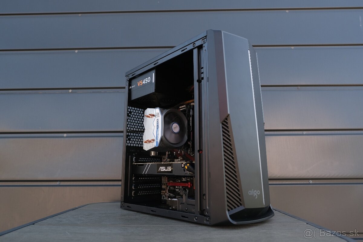 Herný PC, i5 6600K, GTX 1060 6GB, 16GB RAM, SSD+HDD, 12m