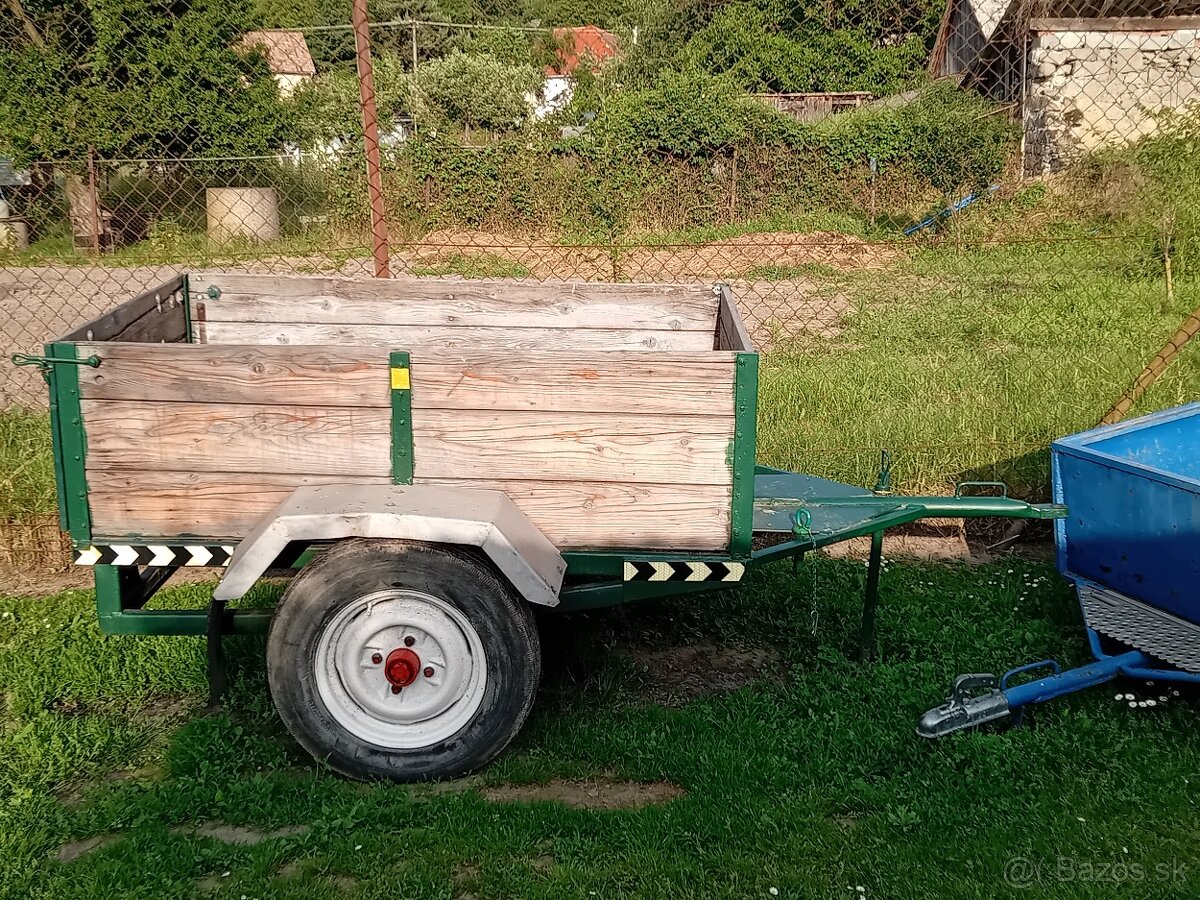 Vlecka za traktor alebo malotraktor