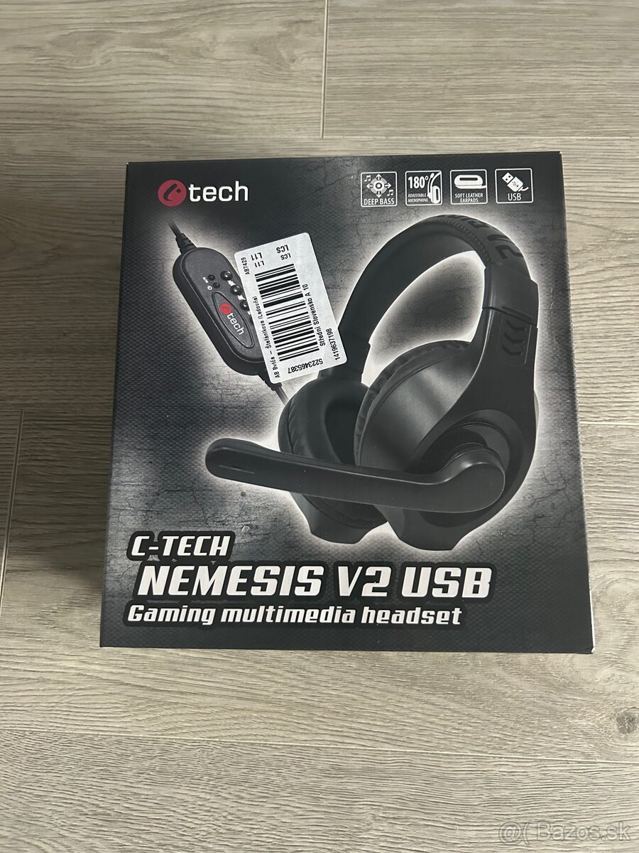 Predám herné slúchadlá C-TECH NEMESIS V2 USB