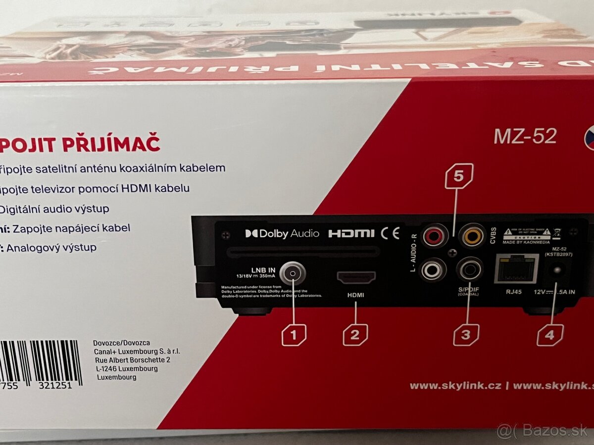 Satelitný prijímač MZ-52