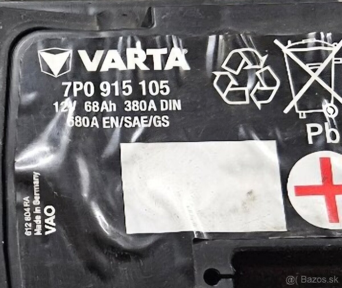 Originálna autobatéria VW Tiguan 2016+ 68Ah 380A