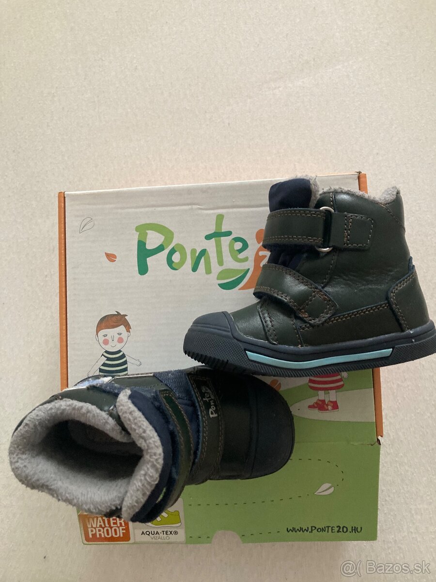 Zimne detske topanky - chlapcenske