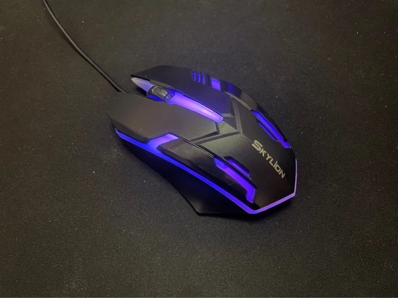 Herná myš SkyLion F1 RGB Čierna