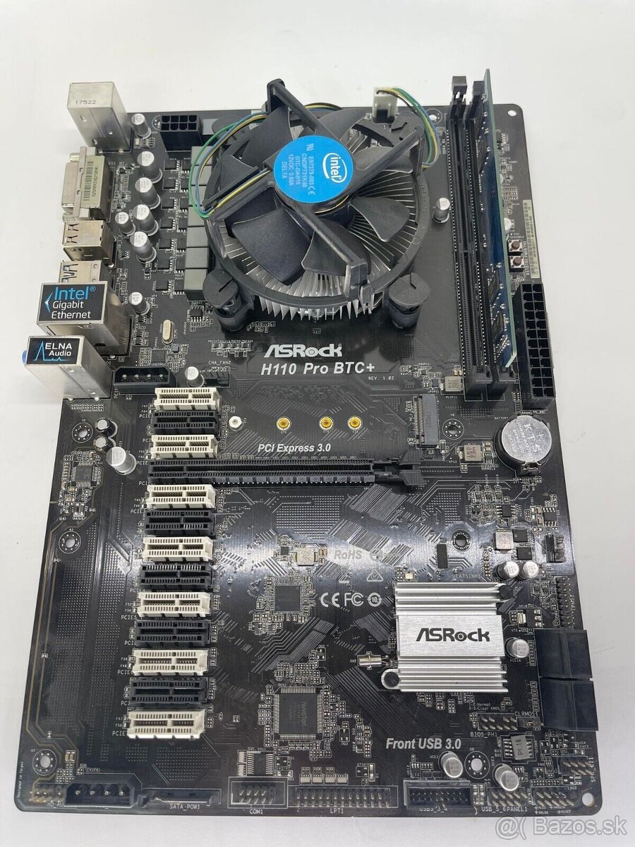 ASRock H110 Pro BTC+ + Celeron