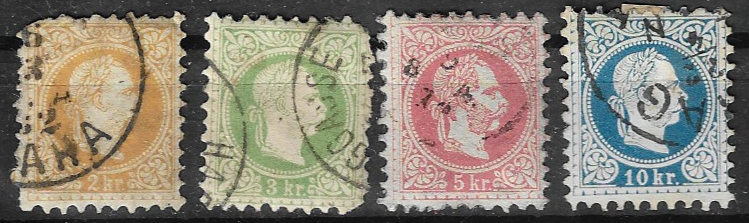 Predám poštové známky Rakúsko uhorska 1874-1884