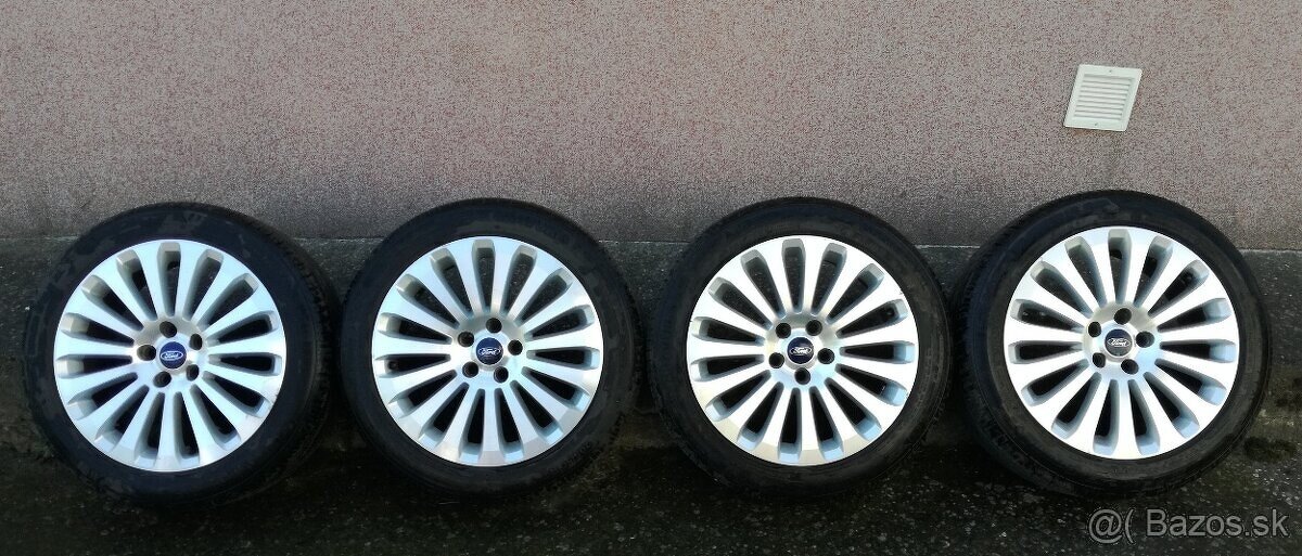 Ford elektrony 5x108 r17 + pneumatiky Barum Bravuris 5HM 205