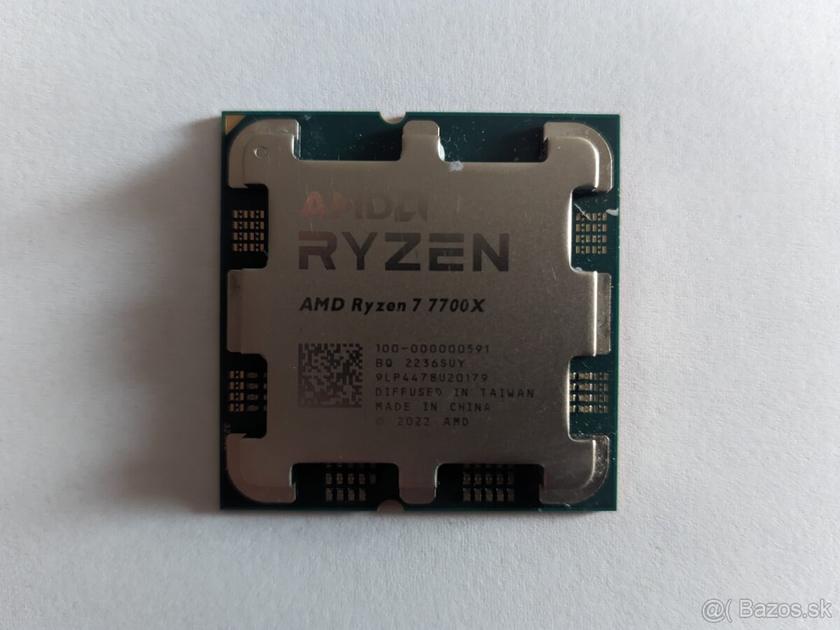 AMD Ryzen 7 7700X, 4.50 GHz, 32 MB Cache, socket AM4