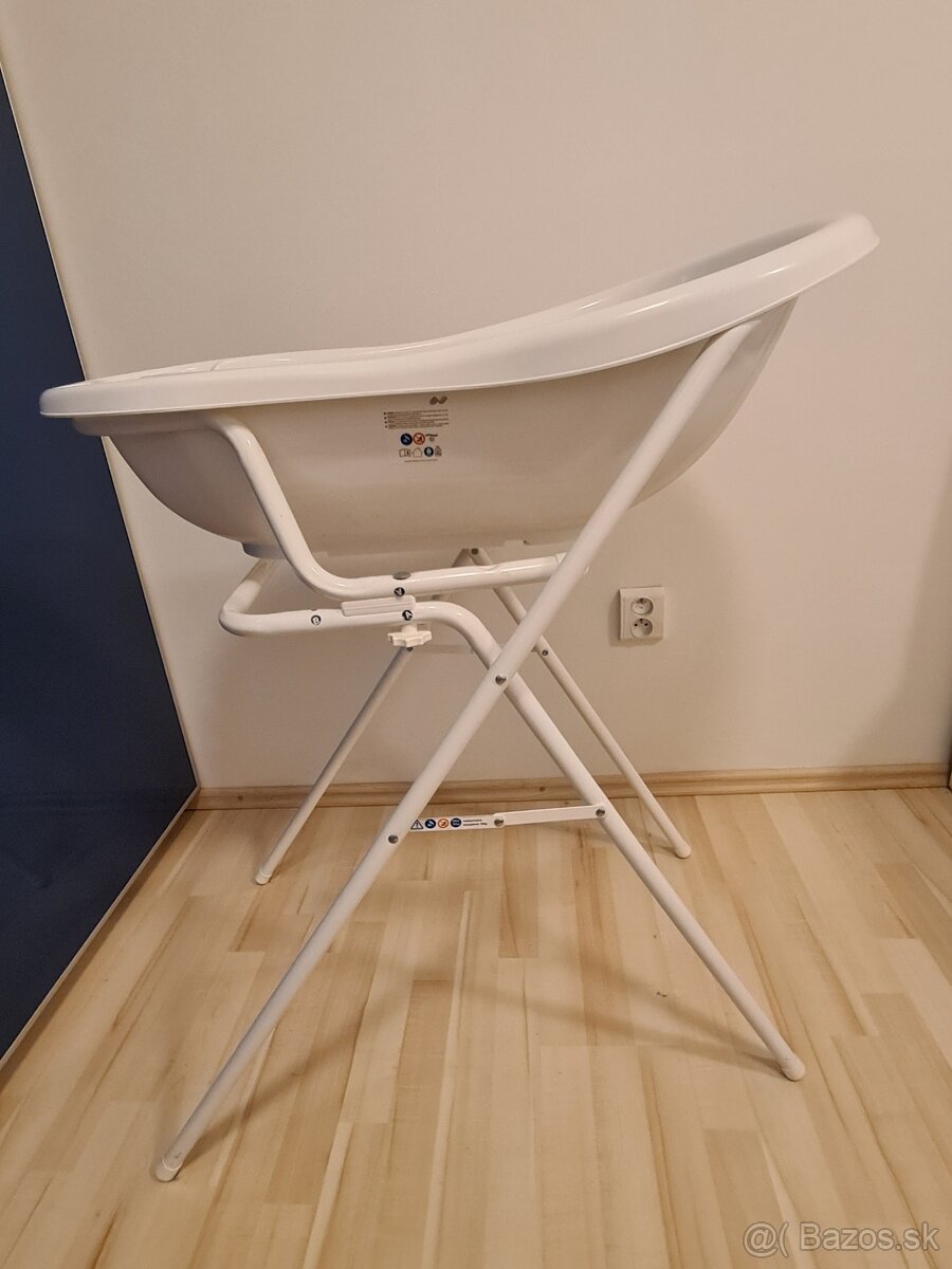 Biely nastaviteľný stojan s vaničkou (84cm) zn. KEEEPER