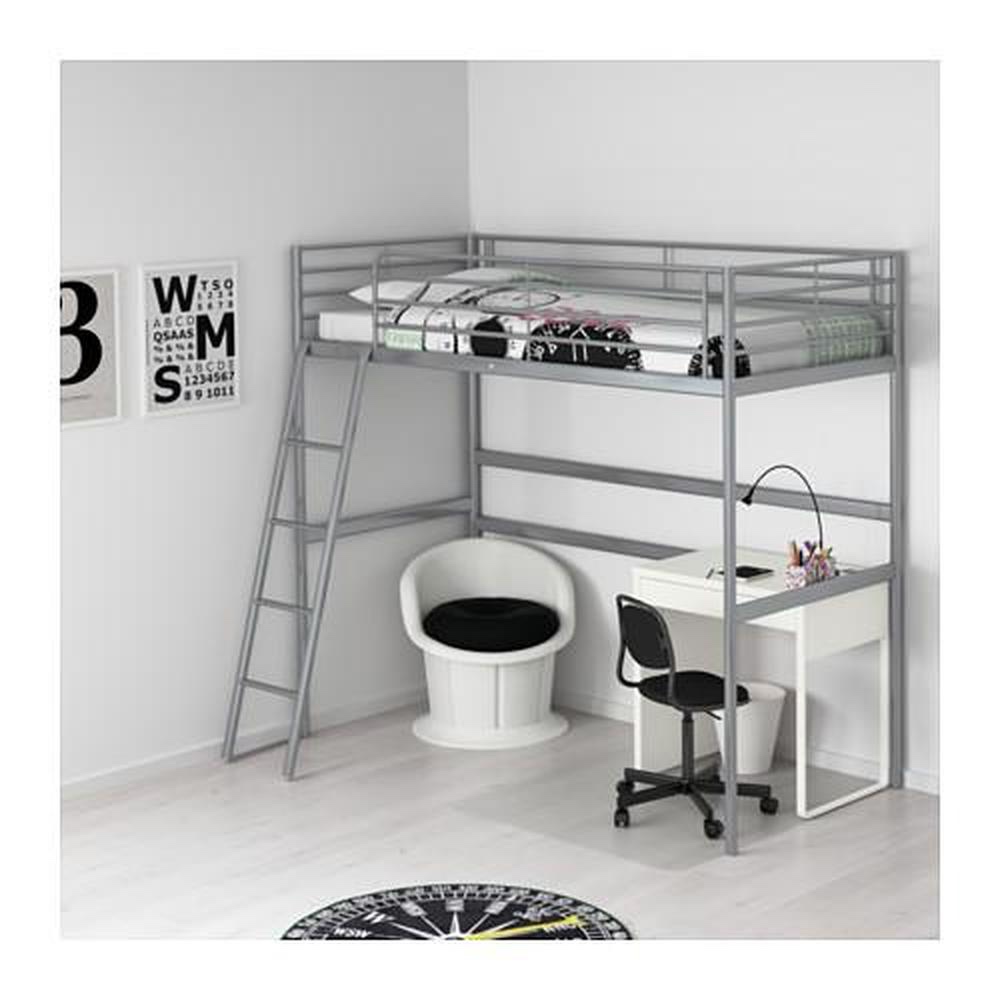 Ikea Svarta kovova postel