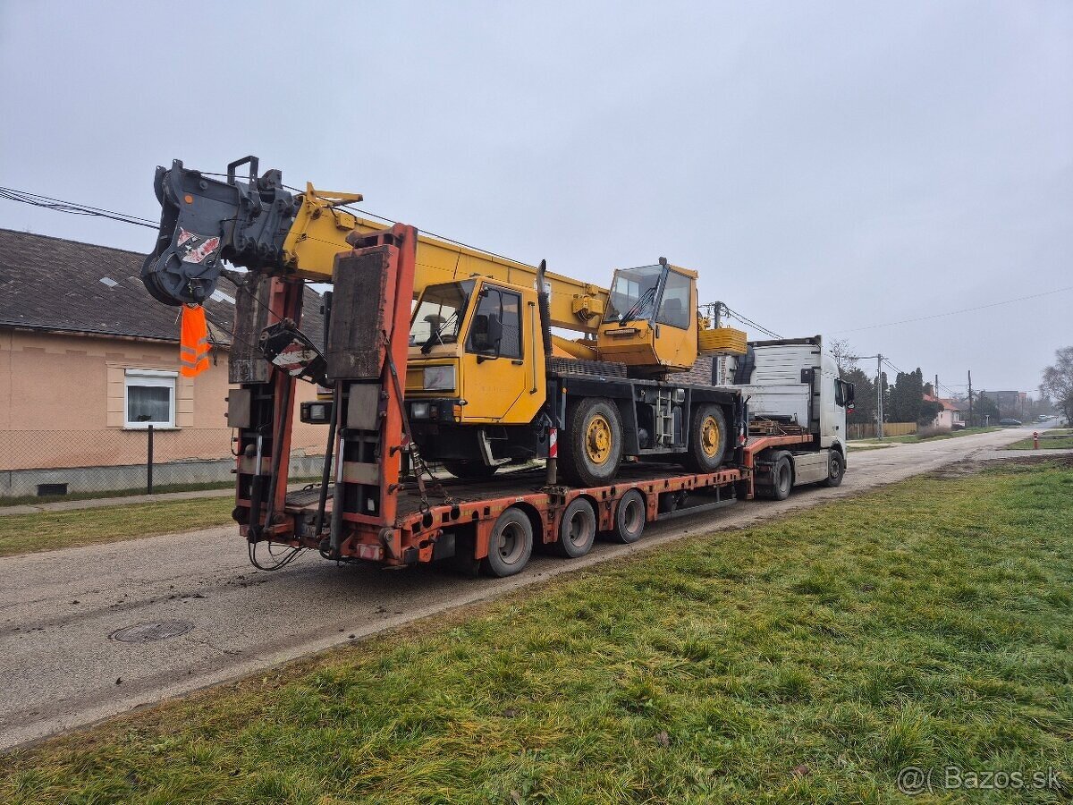✅️ Preprava strojov, mobilných domov podvalníkom🔸️NONSTOP🔸