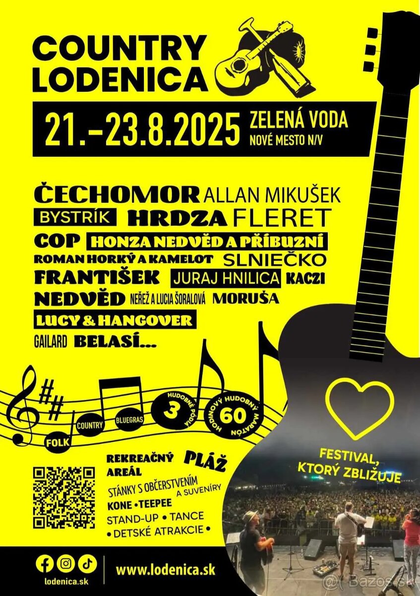 Vstupenky na Country Lodenica 21.-23 August 2025