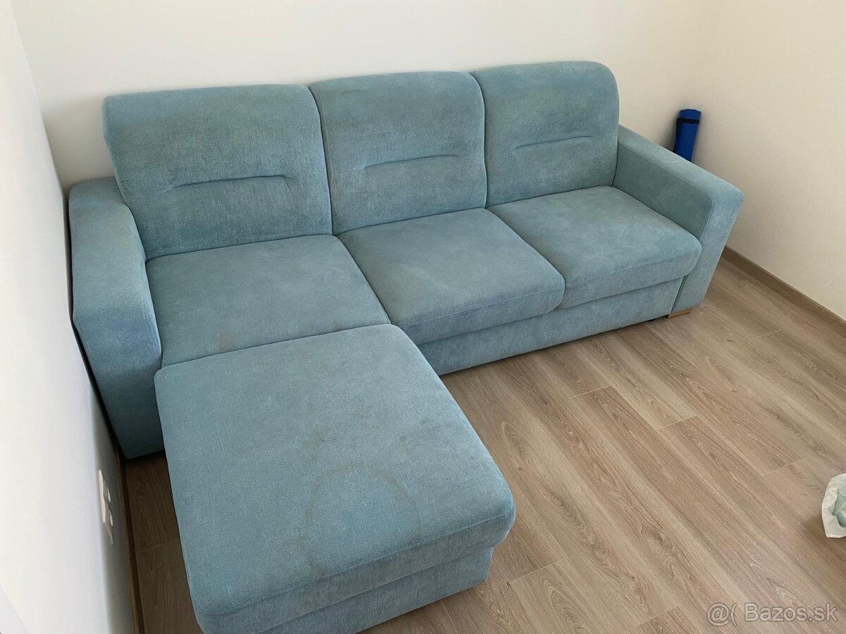Rozkladací gauč s úložným priestorom Fines