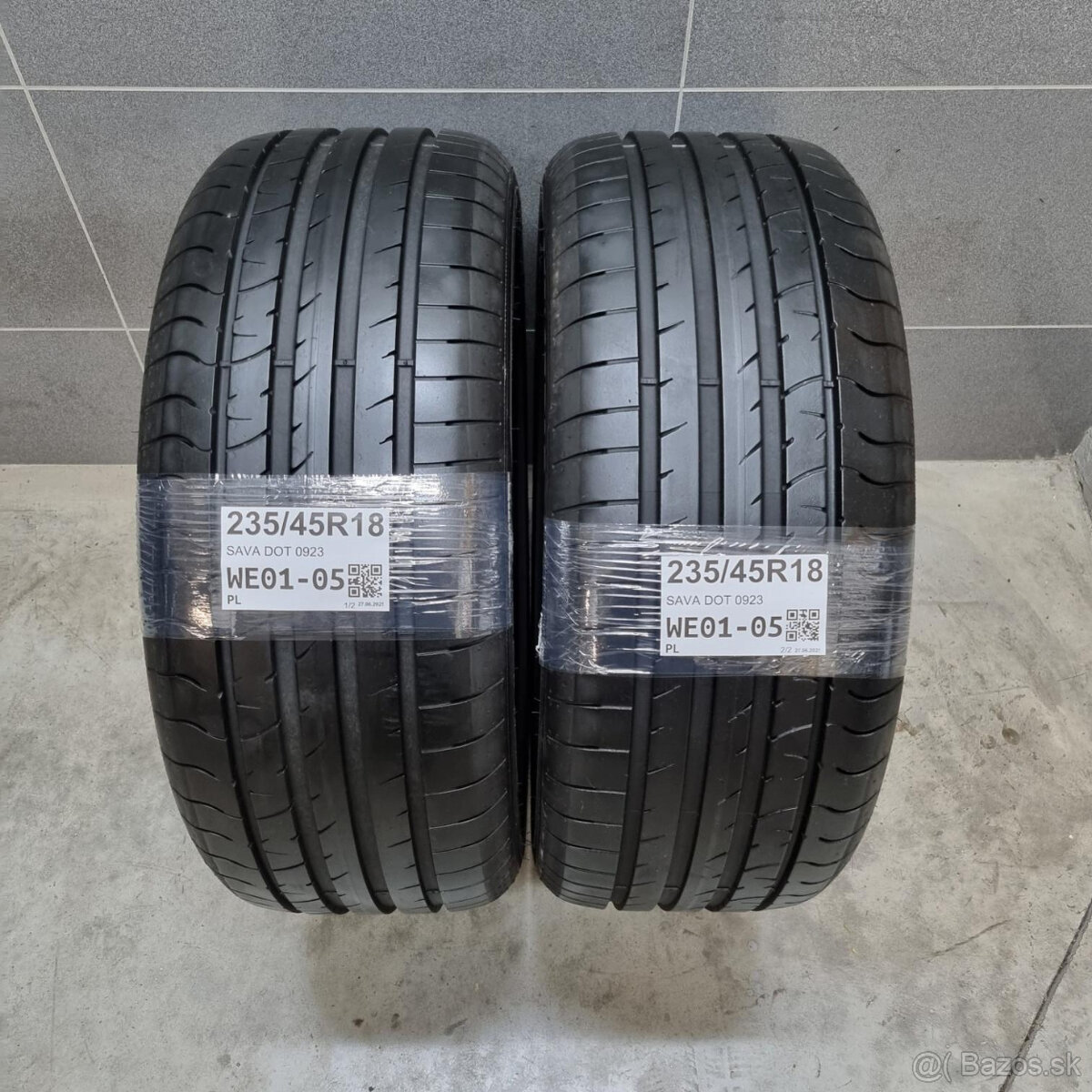Letné pneumatiky 235/45 R18 SAVA DOT0923
