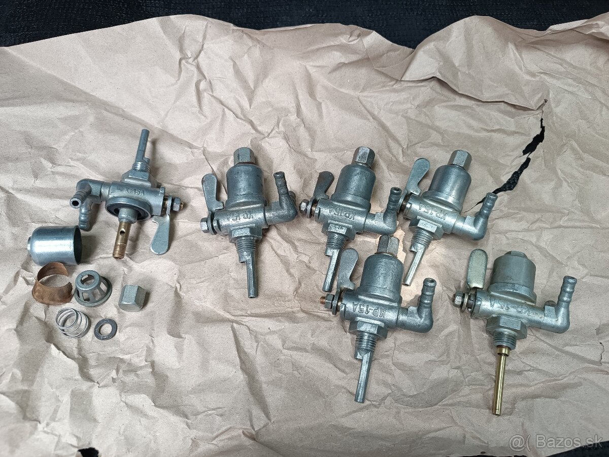 Benzinový ventil KP-15A olejové čerpadlo Dněpr M72 K750 Ural