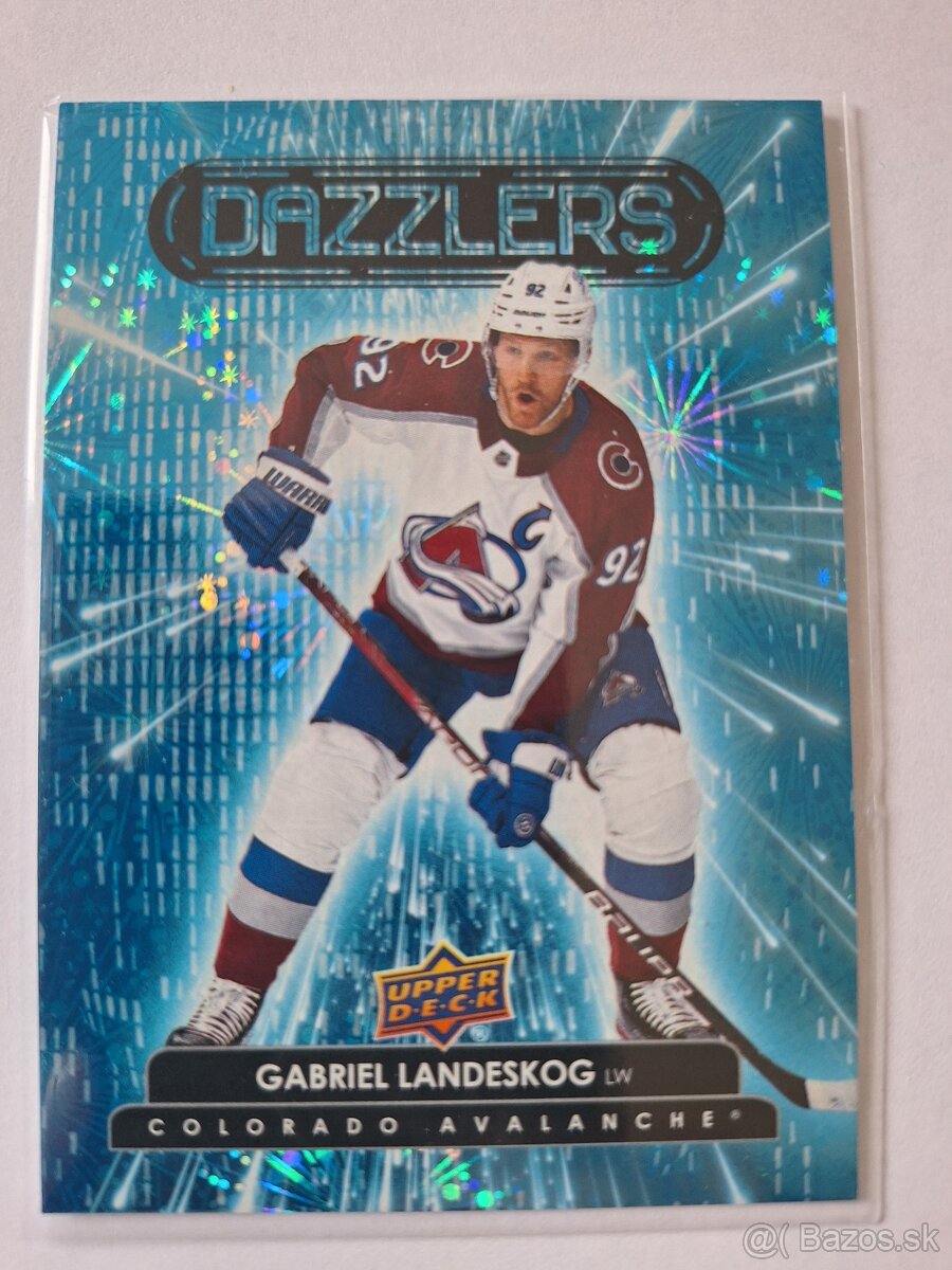 Hokejové kartičky karty Gabriel Landeskog dazzlers