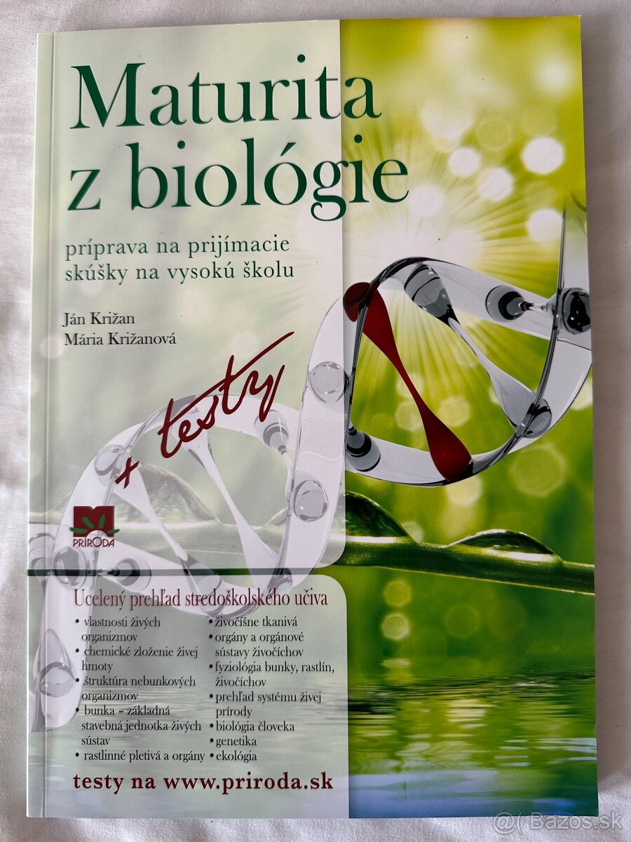 Maturita z biológie- kniha