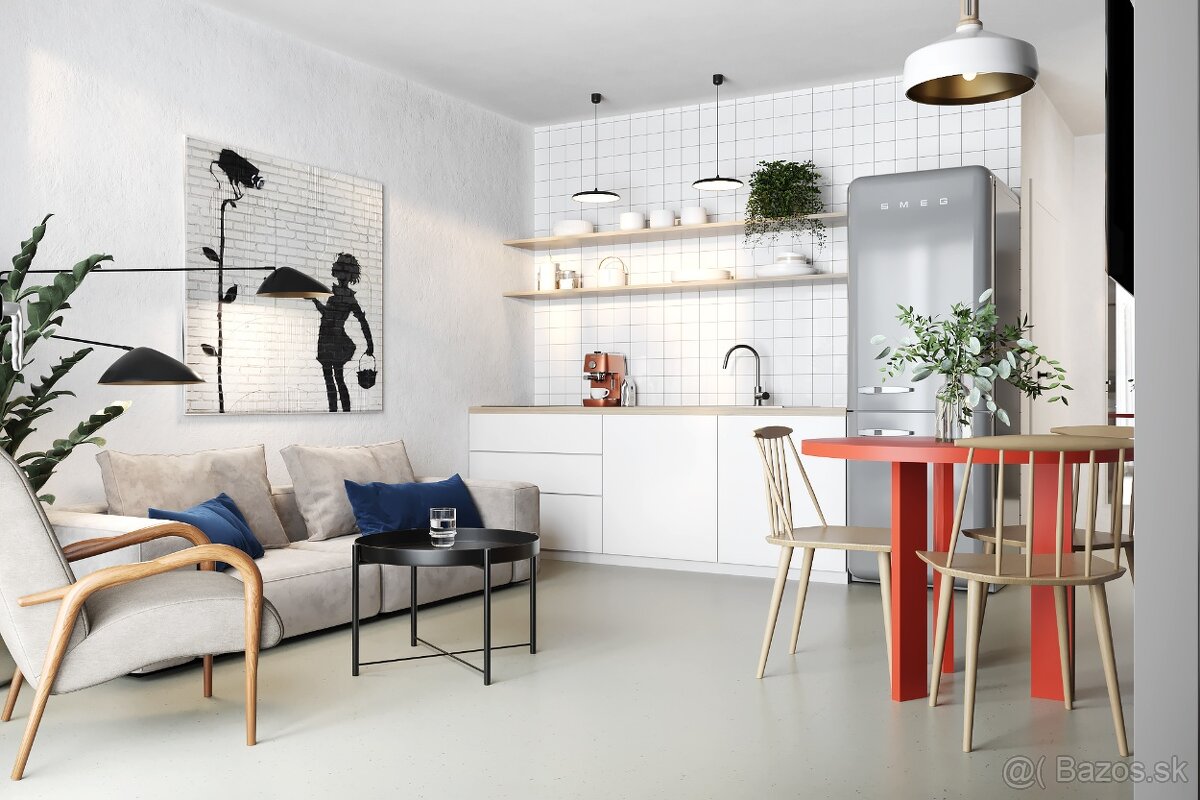 Na predaj: štýlová 1-izbová jednotka č. 102, NEOHAUS – Fo