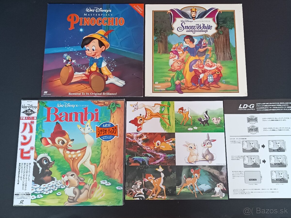 Sbírka Laserdisk DISNEY