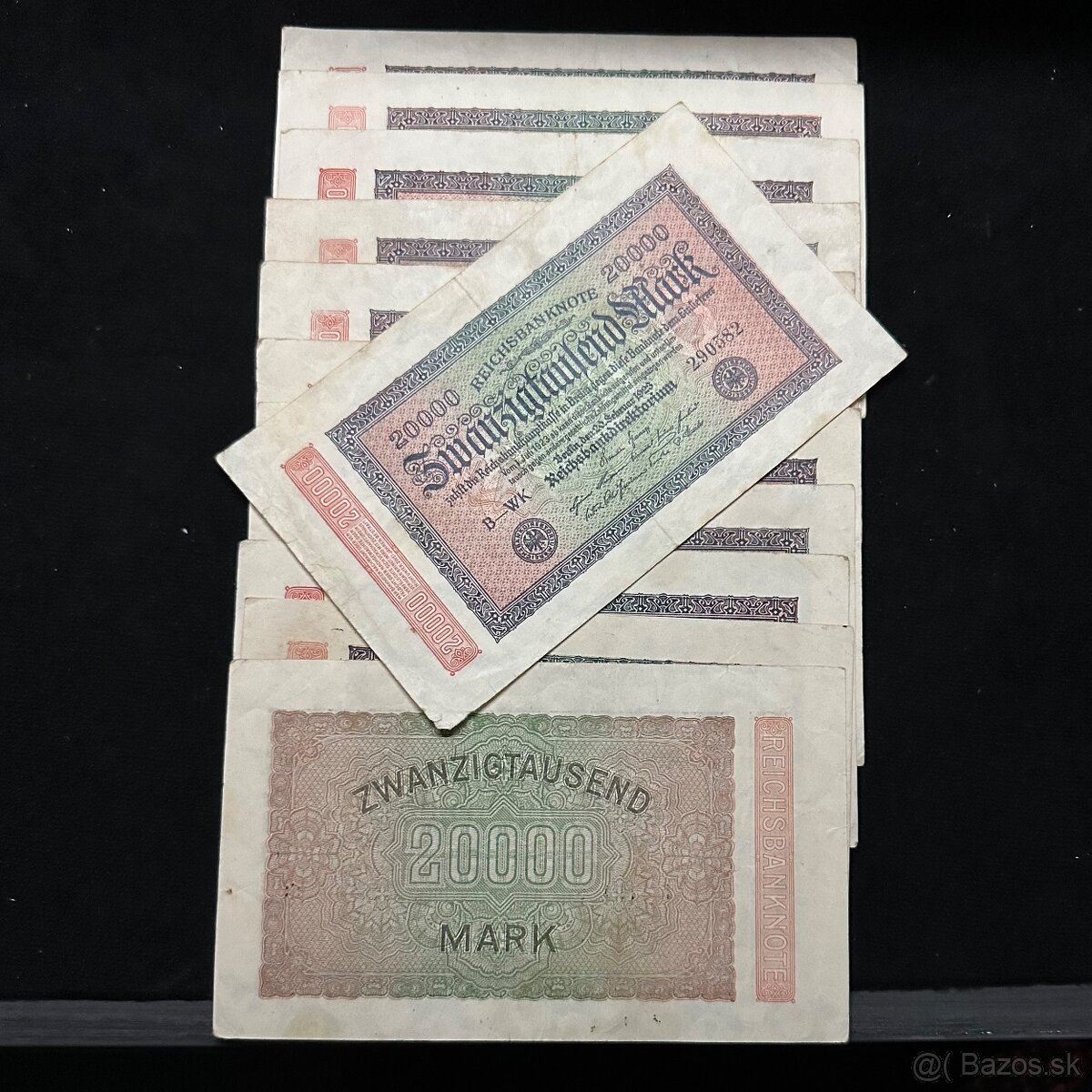 20 000 Mariek 1923 - Bankovky