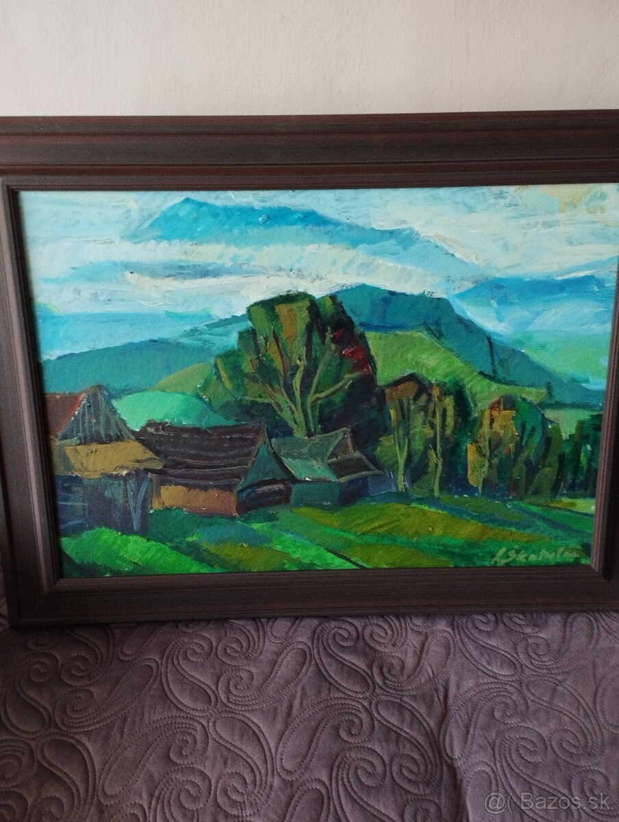 Predám krásny obraz od ak. maliara J. Škatulára