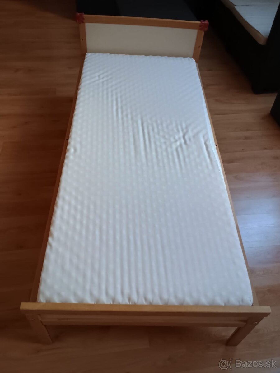 Detske postielky s matracom Ikea