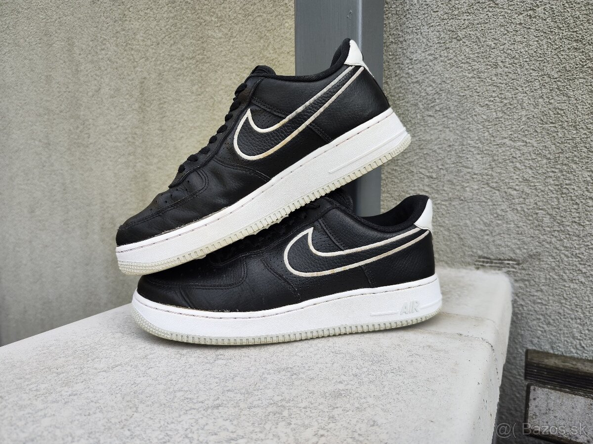 NIKE AIR FORCE 1 Low - Black & White, Originál vel. 42.5 EUR