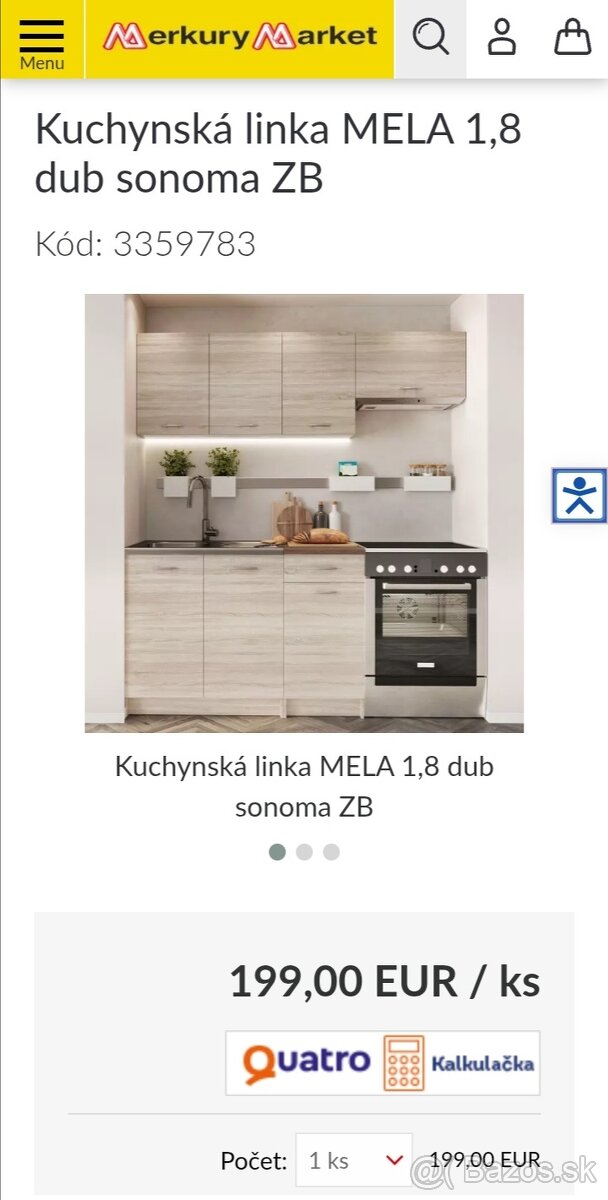 Nová kuchynská linka