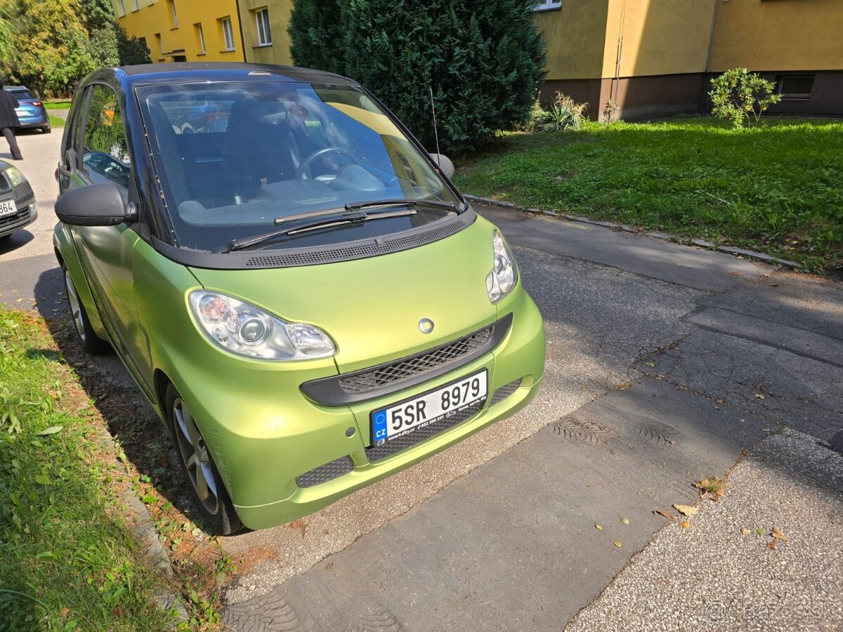 Smart Fortwo Cabrio 1.0 52 kW, benzín, r. v. 2012