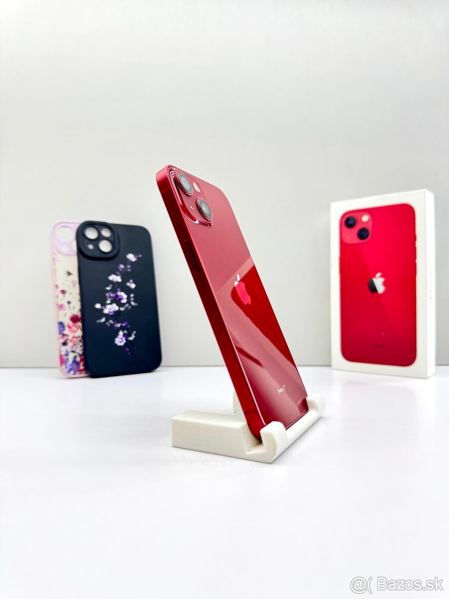 iPhone 13 RED 128GB 100% NOVÁ BATÉRIA+PRÍSLUŠENSTVO