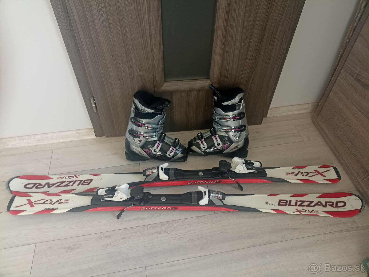 lyžiarky a lyže Blizzard