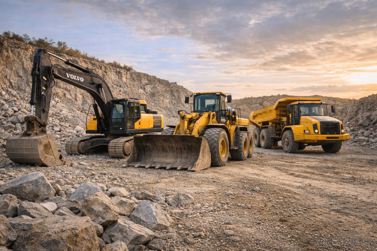 Strojnik bager kolesový nakladač