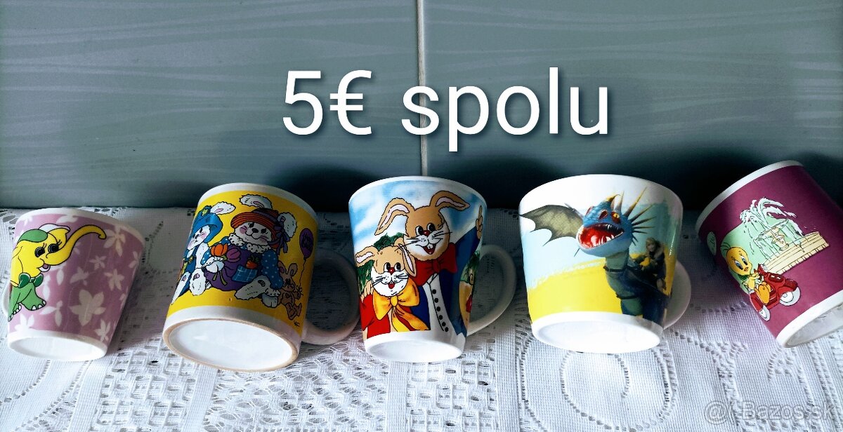 Porcelánové šálky, misky