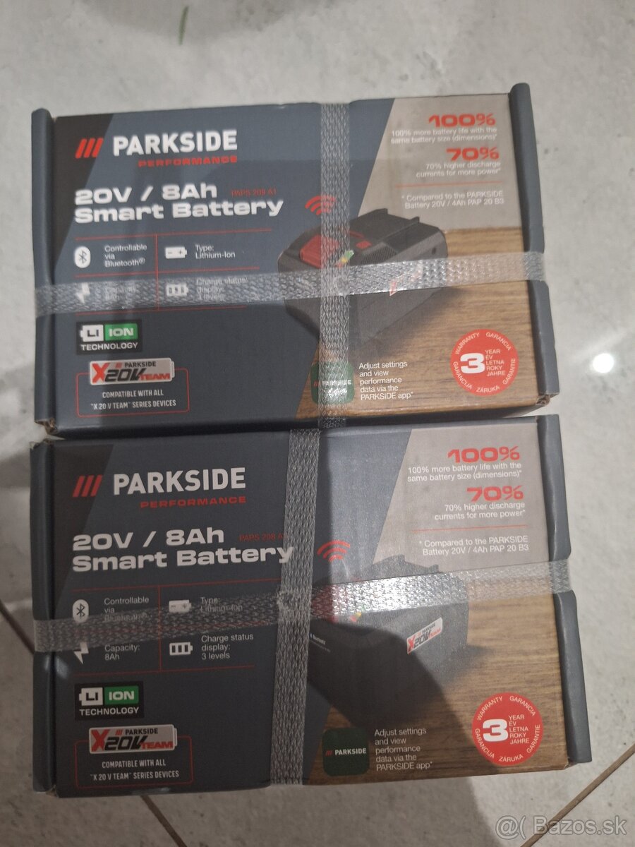 Parkside bateria 20v8ah