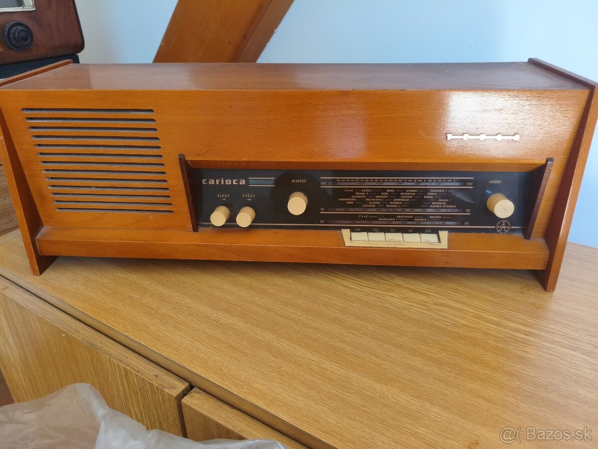 Starožitné rádio - Carioca