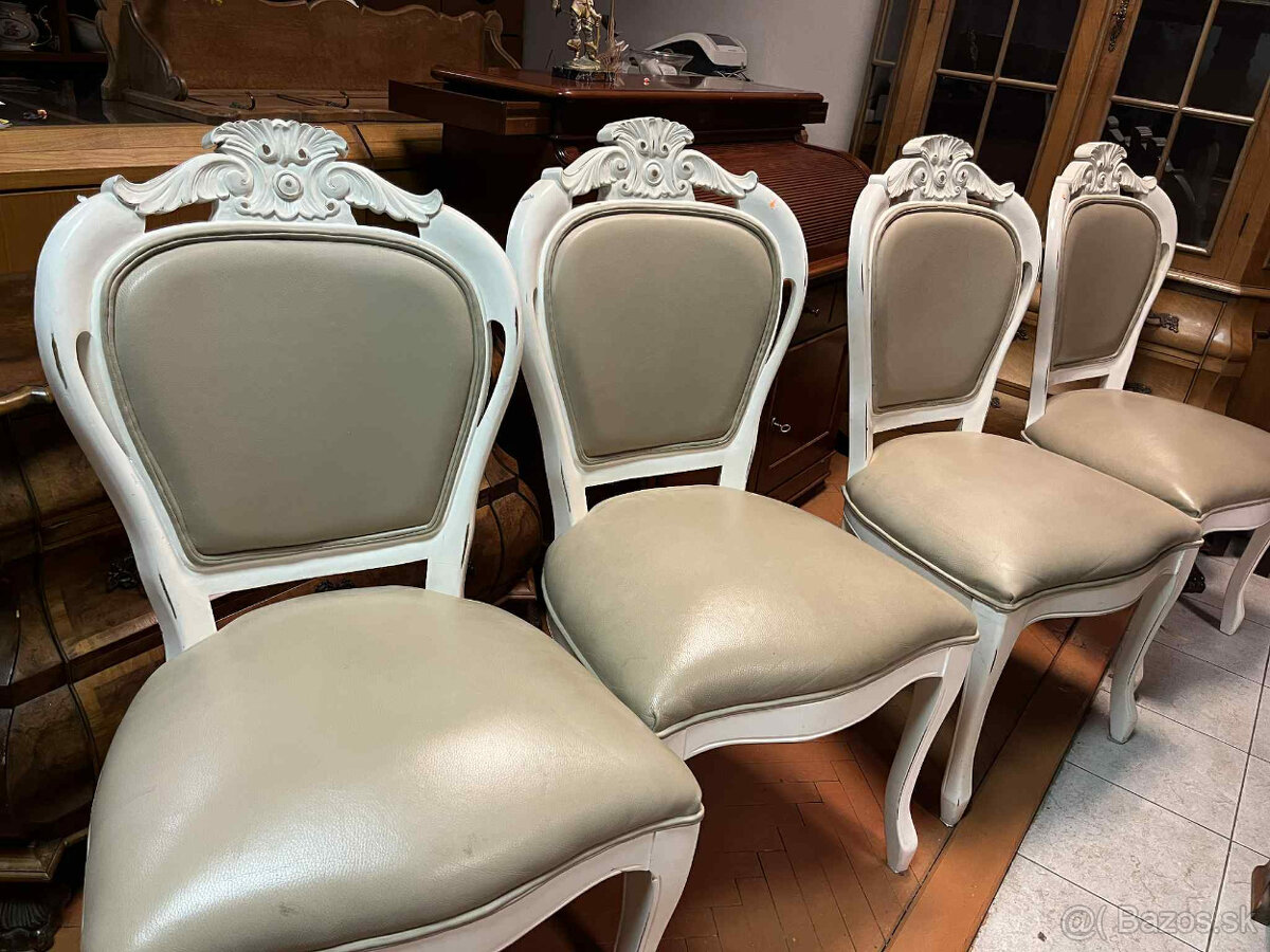 Stylove talianske stoličky-Koža