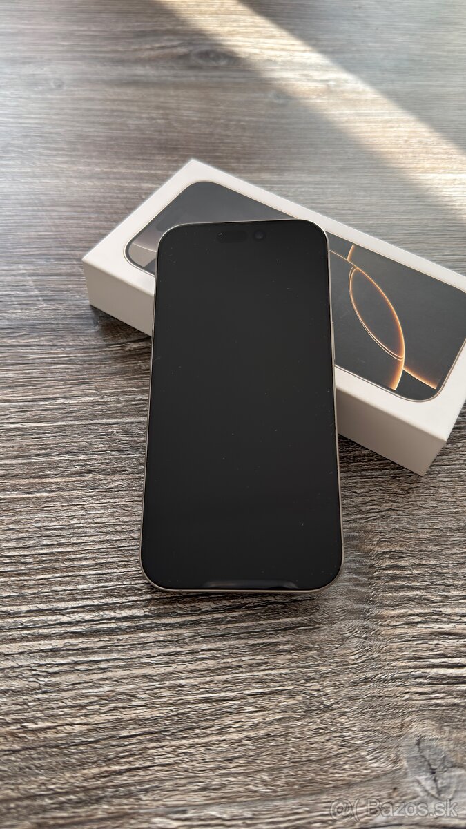 iPhone 16 pro, 256 gb, titanium