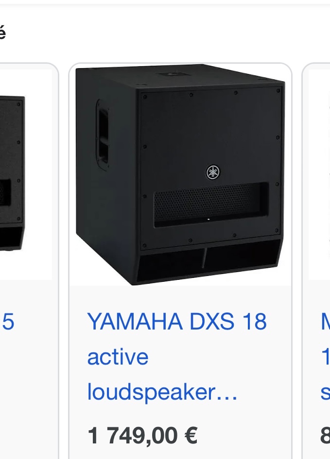 Yamaha dxs 118 2kusy v záruke 
