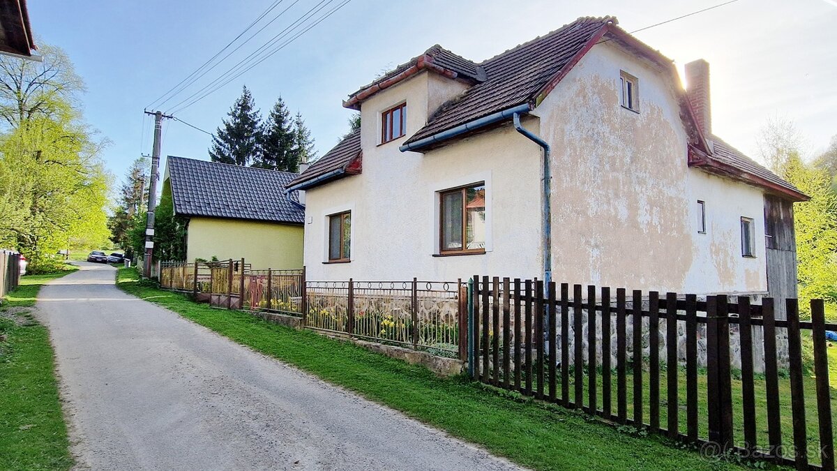 Rodinný dom v obci Sklené, okr. Turčianske Teplice