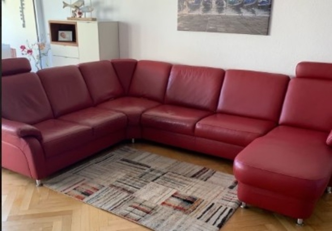 Kožená sedací souprava do U, 4427