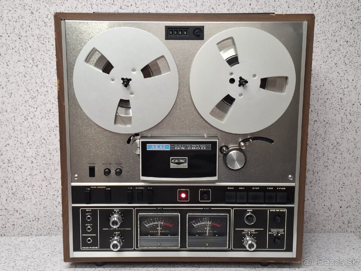 AKAI GX-280D / 3-HEAD AUTOREVERSE GLASS & X'TAL FERRITE HEA
