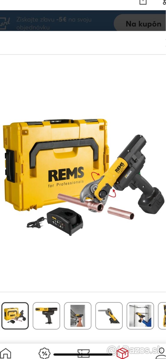 Rems Mini Press 14V 22kn ACC Batériový radiálny lis 14,4 V
