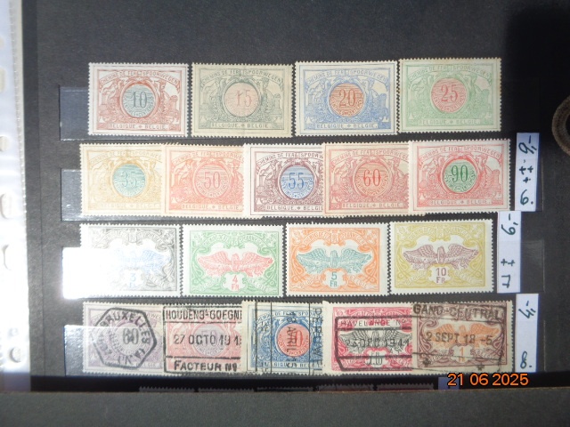 Poštové známky - 6 FOTO Belgicko ,nemecká okupácia , Liberia
