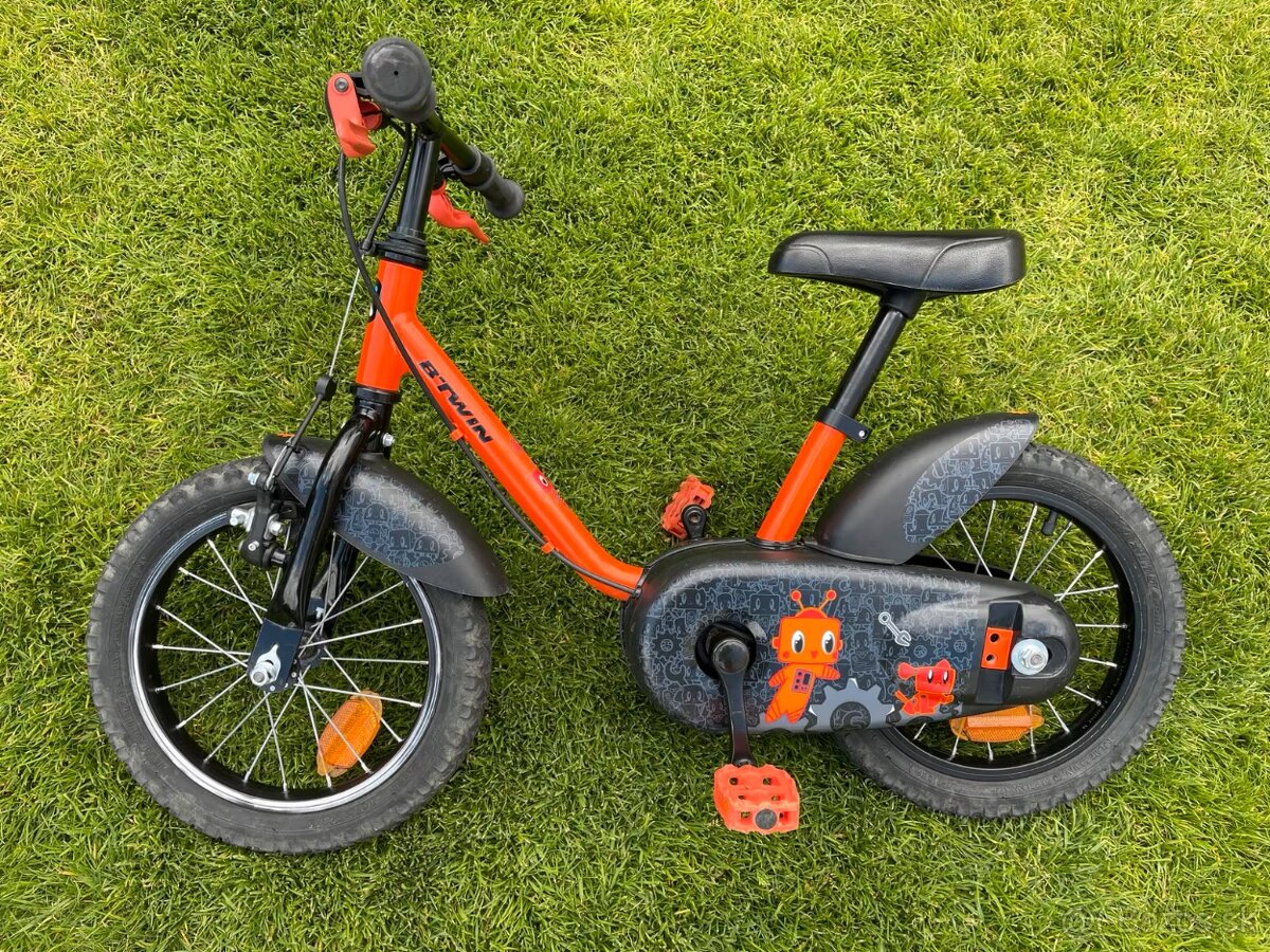 detský bicykel Decathlon B-Twin 14