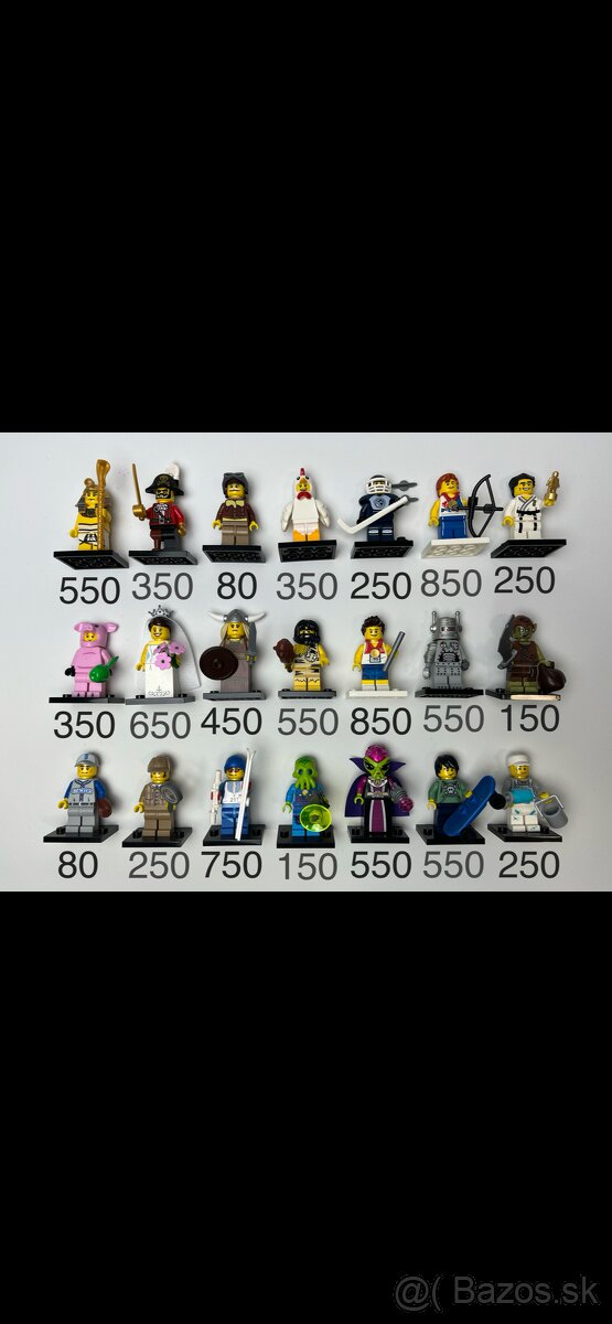 Lego sběratelské minifigurky, sada 2