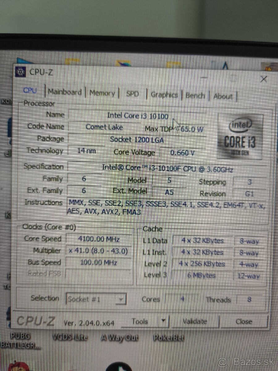 Intel Core i3 10100