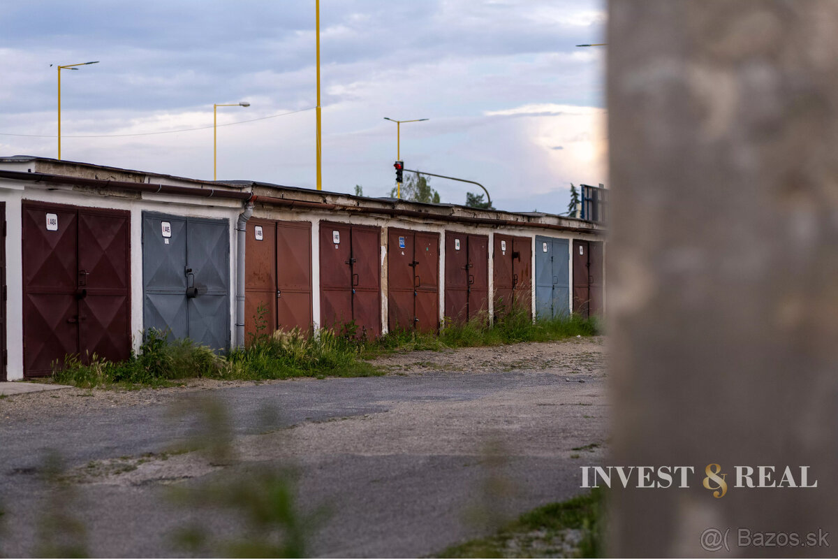 INVESTIČNÁ PRÍLEŽITOSŤ – na predaj 18 GARÁŽÍ V KOŠICIACH