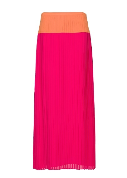 Plysovana maxi sukňa MANGO, veľ. M