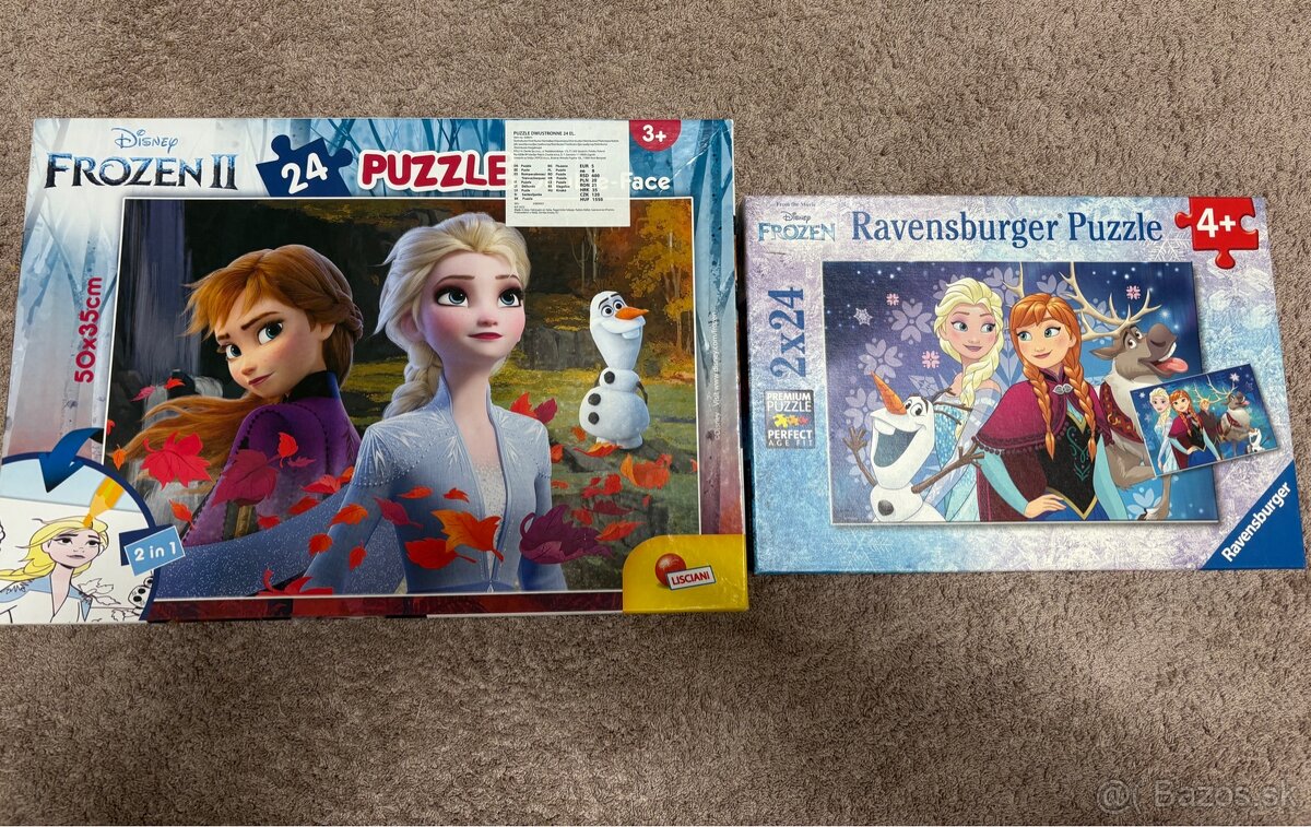 Detske puzzle frozen / trolovia