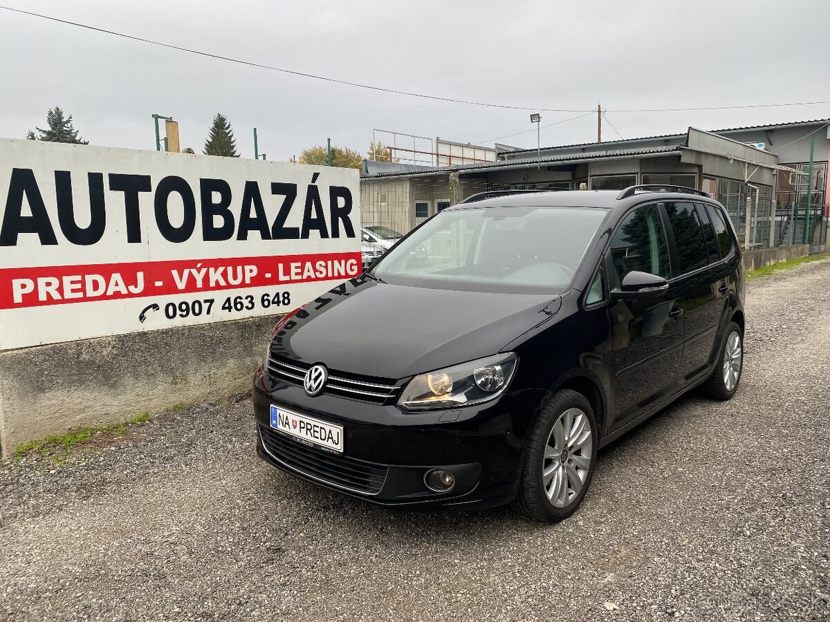 VW Touran 2.0TDi 103kw, rok výroby 2010