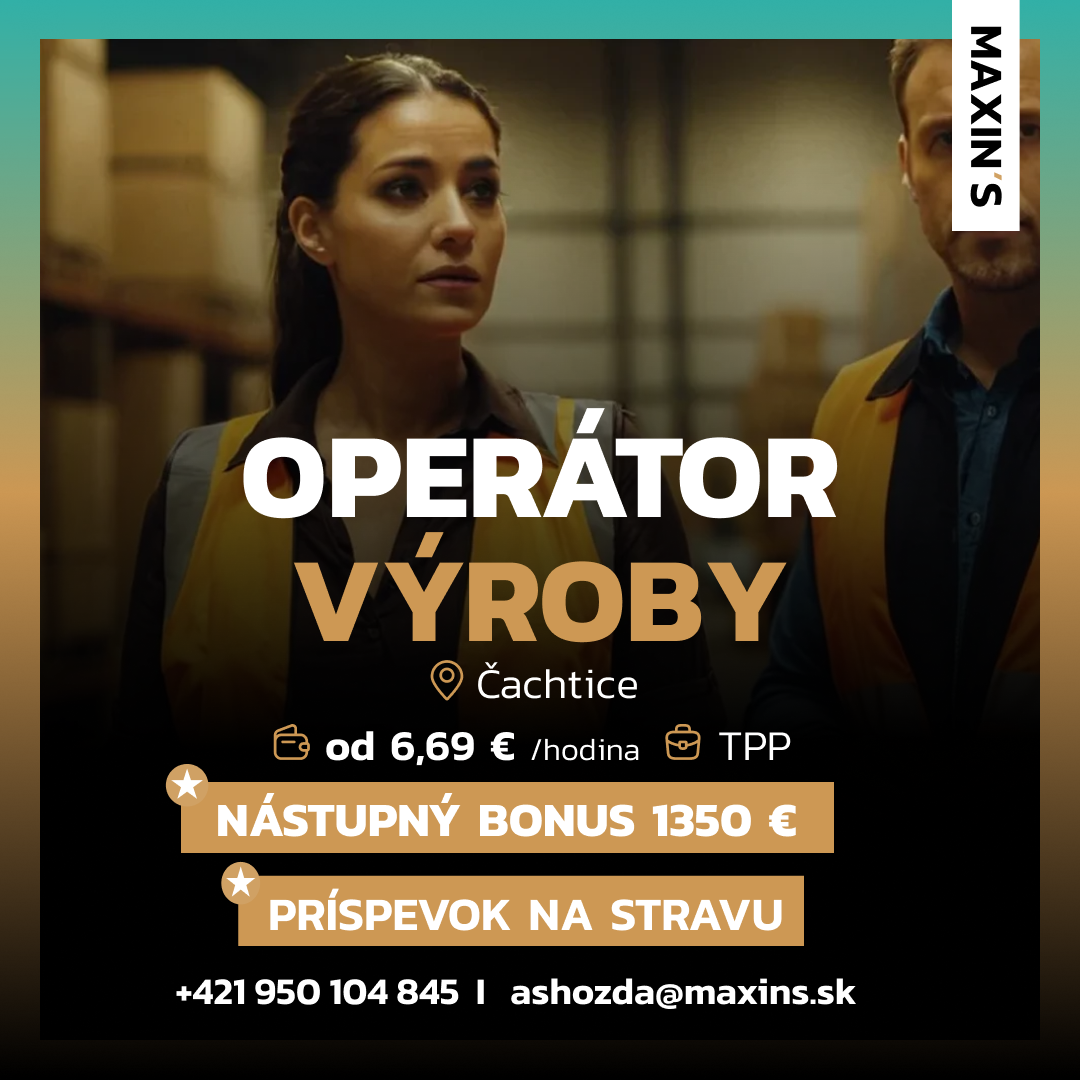 Výrobný operátor/operátorka - Férový zamestnávateľ (p794)
